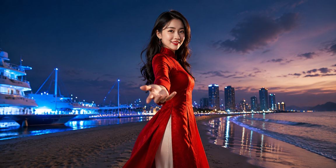 Người dùng VIP tại Đà Nẵng nhận thưởng trong trang phục áo dài truyền thống Việt Nam